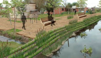 Los “biorollos”, la nueva técnica para ayudar a sanear el Riachuelo