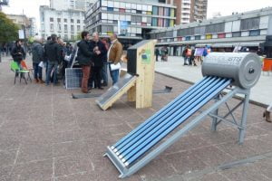 Estrenan termotanques solares en un club barrial de Rosario